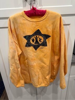 Vintage Dagoli Yellow Graphic Crewneck Sweatshirt - Unisex